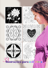 Carregar imagem no visualizador da galeria, LIVRO DE COLORIR ✨ "Pinta com outros Olhos" ✨