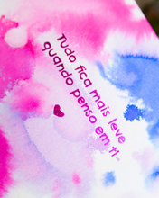 Carregar imagem no visualizador da galeria, Diário "Tudo fica mais leve quando penso em ti"