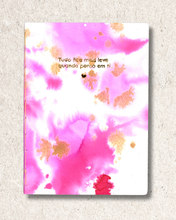 Carregar imagem no visualizador da galeria, Diário "Tudo fica mais leve quando penso em ti"