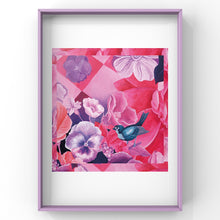 Carregar imagem no visualizador da galeria, Print "Pássaro azul"