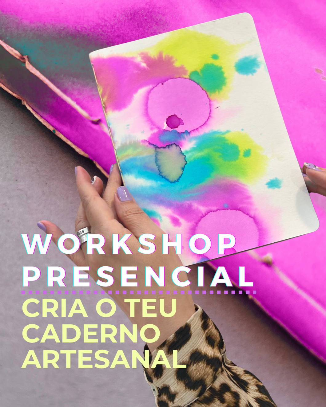 Cria o teu caderno - Encadernação e Pintura Aguarela - 29 Nov